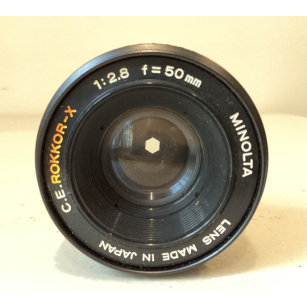 Minolta C.E. Rokker-X 50mm f/2.8 Camera lens